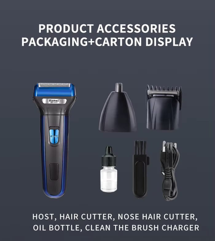 KM-6332 3 in 1 Grooming Kit