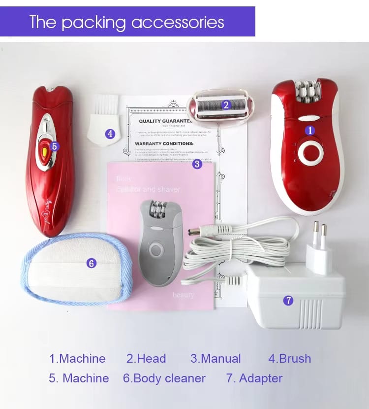 Kemei KM-3068 3 in 1 Shaver Epilator
