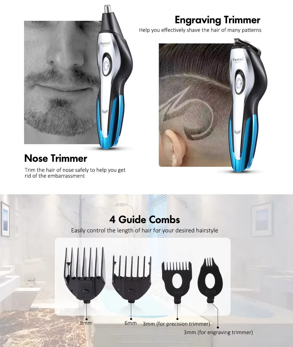 KM-5031 11 in 1 Grooming Kit