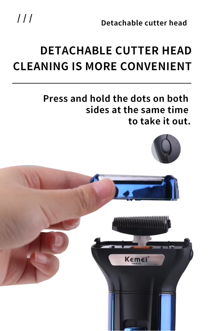 KM-6332 3 in 1 Grooming Kit