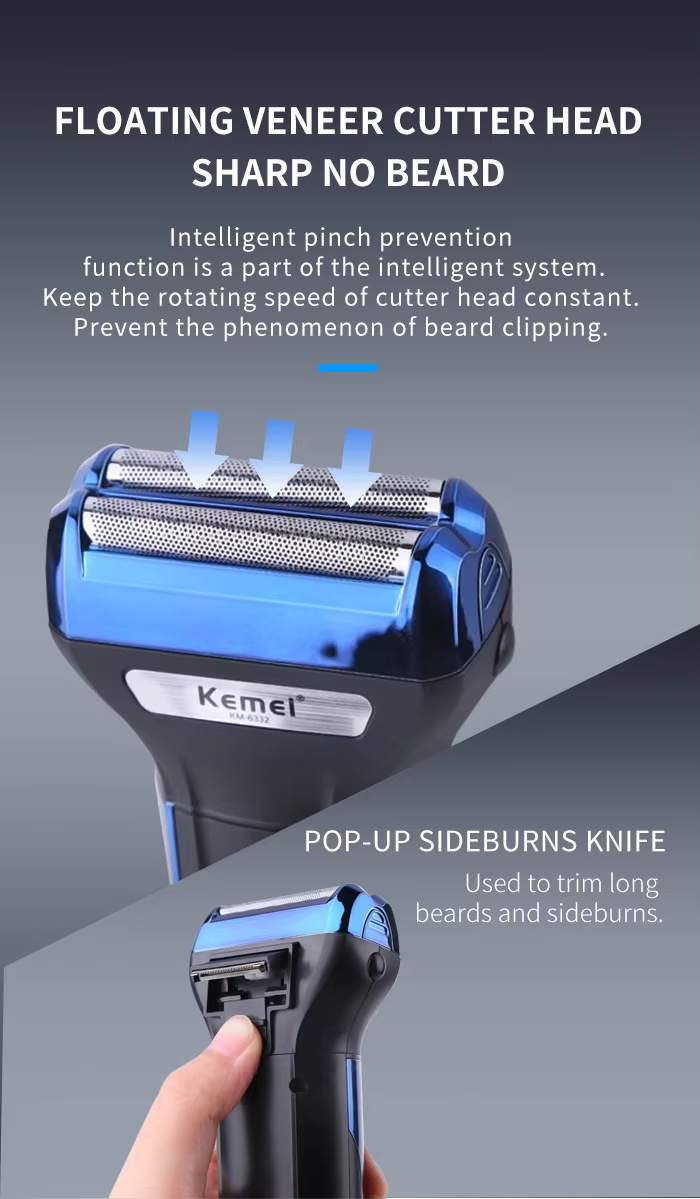 KM-6332 3 in 1 Grooming Kit