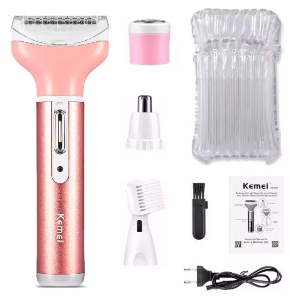 KM-6637 4 in 1 Ladies Hair Clipper - Image 4