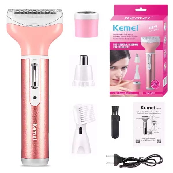 KM-6637 4 in 1 Ladies Hair Clipper - Image 5