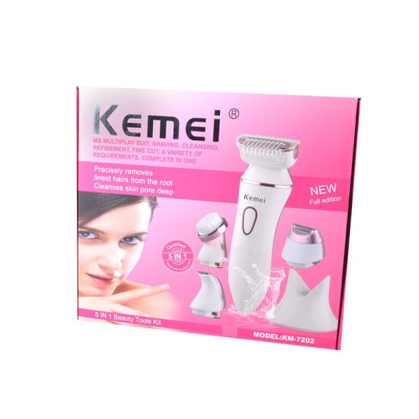 KM-7202 5 in 1 Shaver Epilator - Image 3