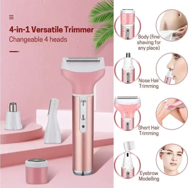 KM-6637 4 in 1 Ladies Hair Clipper - Image 3
