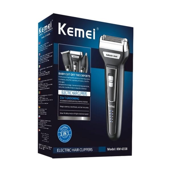 KM-6558 3 in 1 Grooming Kit - Image 3