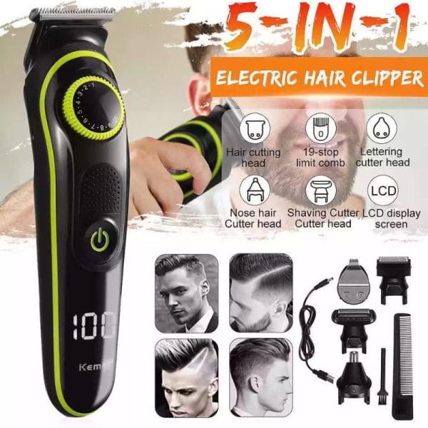 KM-696 5 in 1 Grooming Kit - Image 2