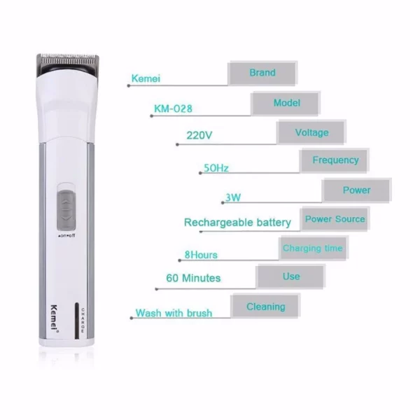 KM-028 Hair Clipper - Image 3