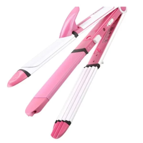 KM-1291 3 in 1 Hair Straightener - Image 4