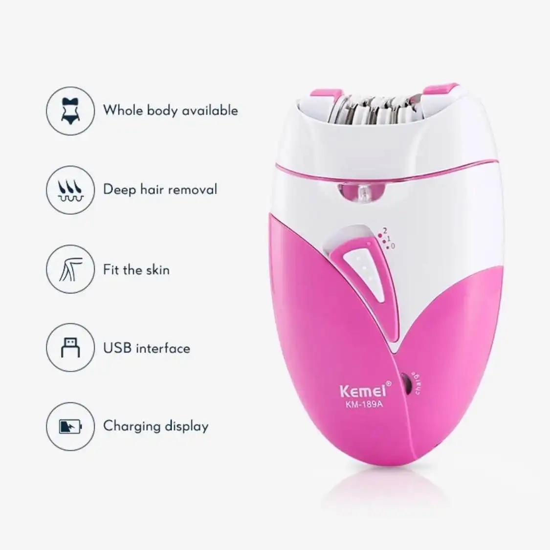 KM-189 Ladies Epilator