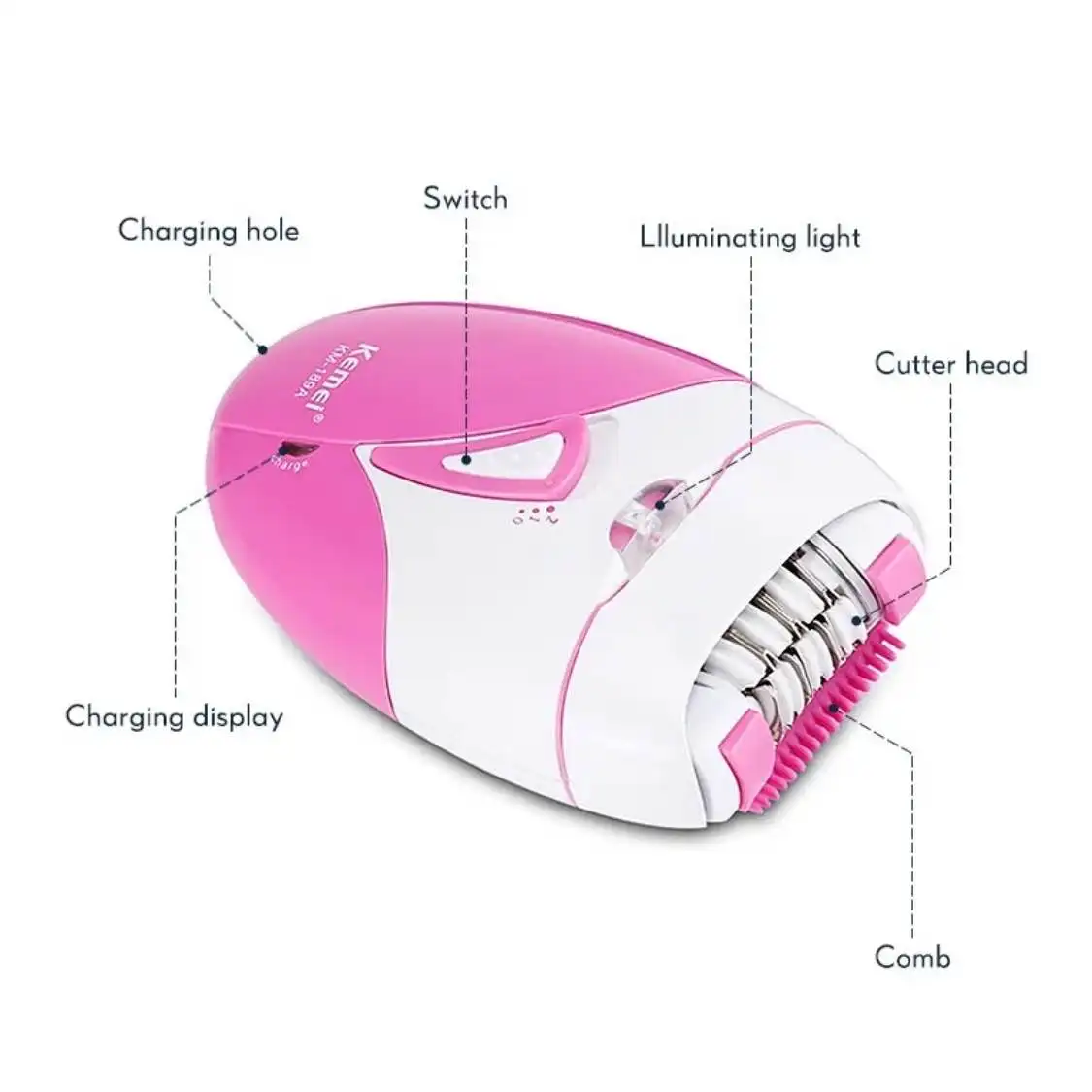 KM-189 Ladies Epilator