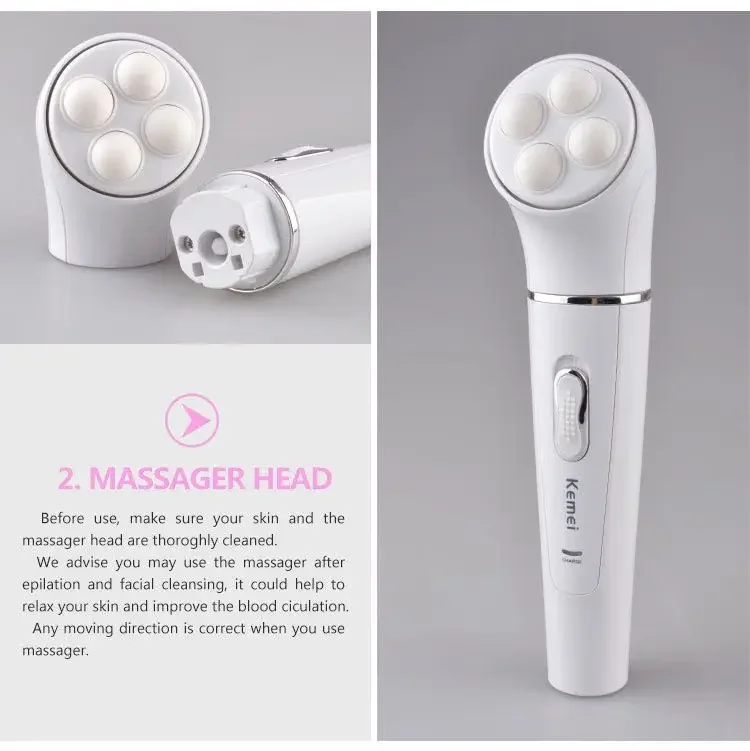 KM-2199 5 in 1 Shaver Epilator
