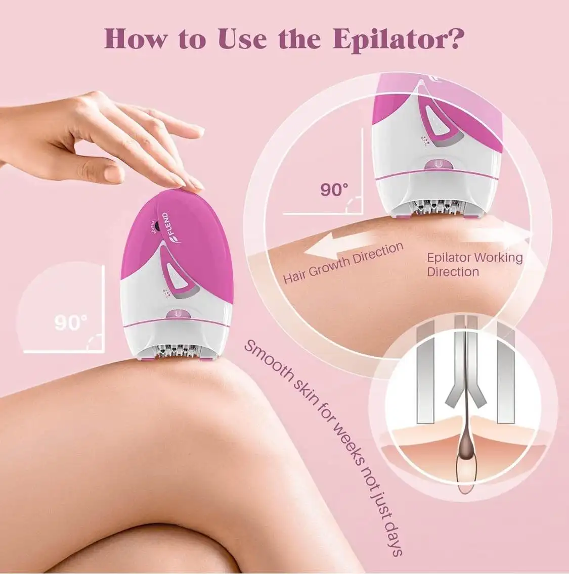 KM-189 Ladies Epilator