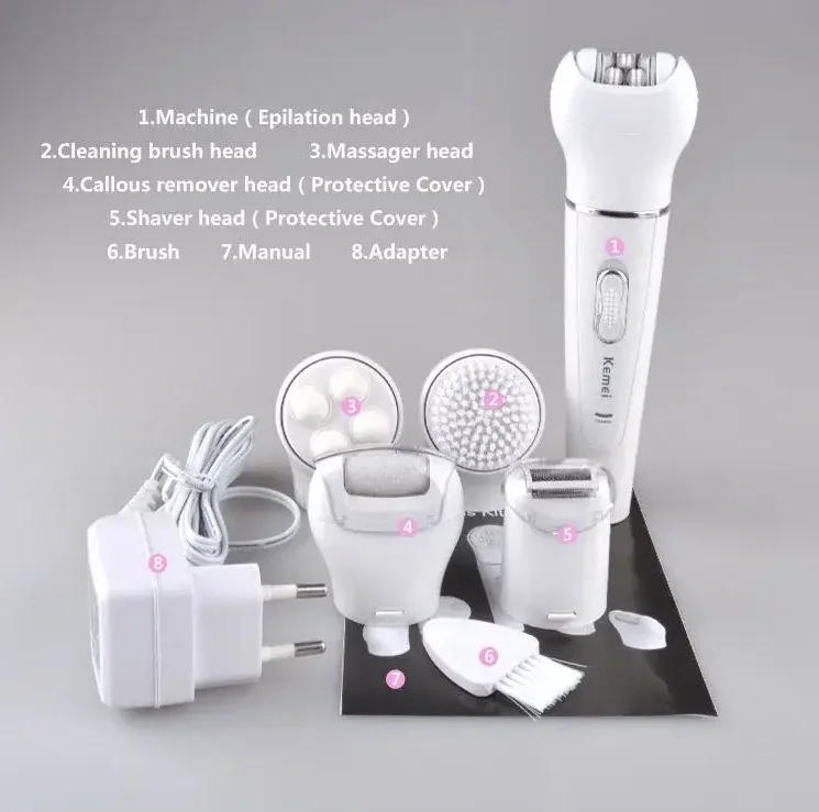 KM-2199 5 in 1 Shaver Epilator