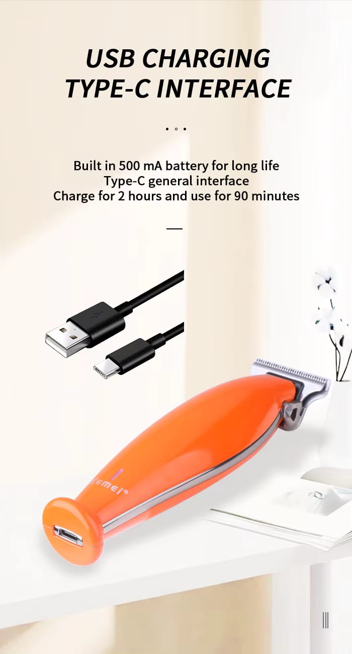 KM-5520 Professional Electric Hair Clipper for Men