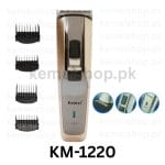 Kemei KM-1220 Professional Rechargeable Hair Clipper Trimmer