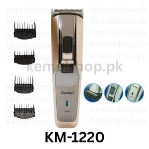 Kemei KM-1220 Professional Rechargeable Hair Clipper Trimmer