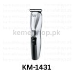 Kemei KM-1431 Professional Rechargeable Hair Clipper with Stainless Steel Blade