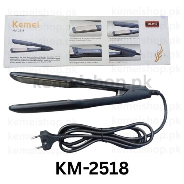 Kemei KM-2518 Professional Hair Straightener - Image 2