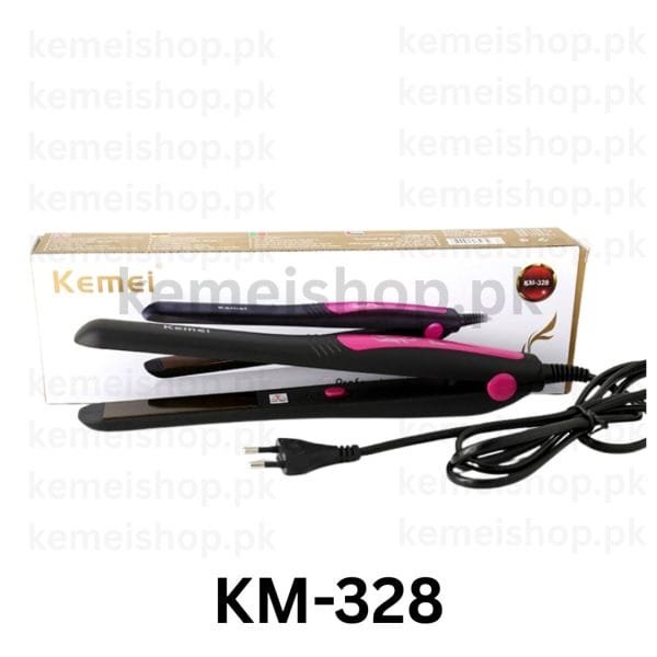 Kemei KM-328 Professional Ceramic Hair Straightener - Image 2
