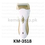 Kemei KM-3518 4-in-1 Rechargeable Ladies Electric Hair Removal Epilator & Trimmer