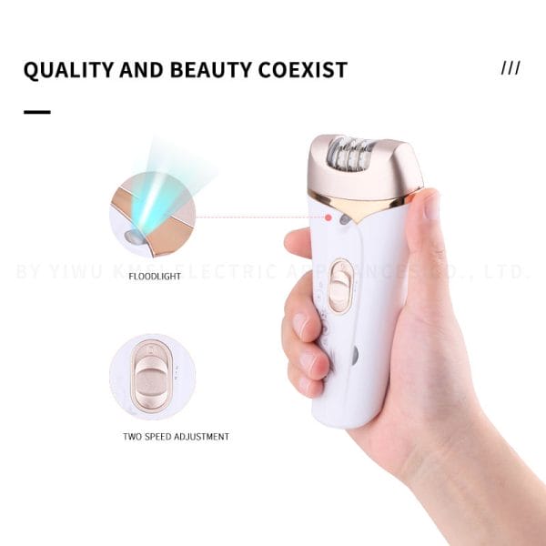 Kemei KM-3019 3-in-1 Women's Electric Epilator - Shaver - Image 3