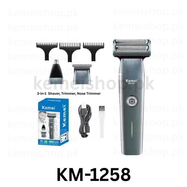 Kemei KM-1258 3-in-1 Grooming Kit