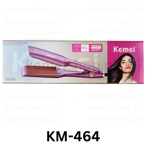 Kemei KM-464 Professional Hair Straightener - Image 2