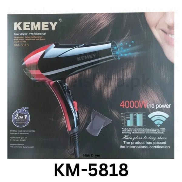 Kemei KM-5818 Professional Hair Dryer - Image 2