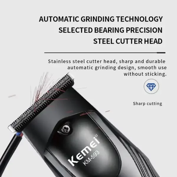 Kemei km-593 Hair Trimmer - Image 5