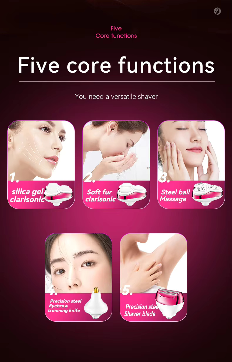Kemei km-2192 6 in 1 Shaver Epilator