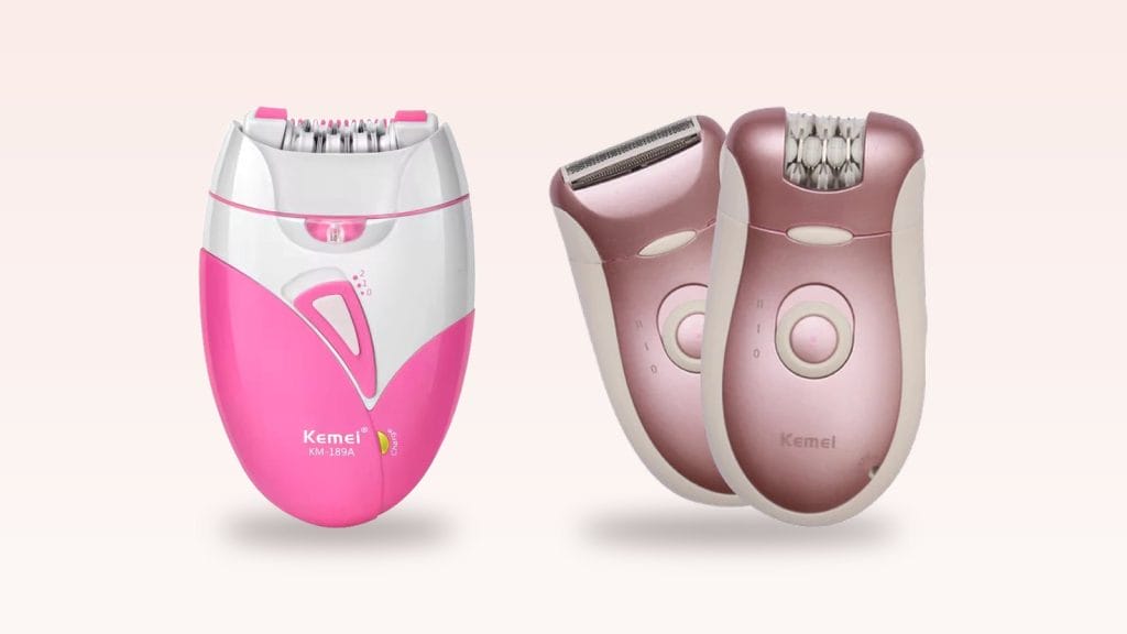 Kemei KM-189 epilator and KM-2068 shaver and epilator