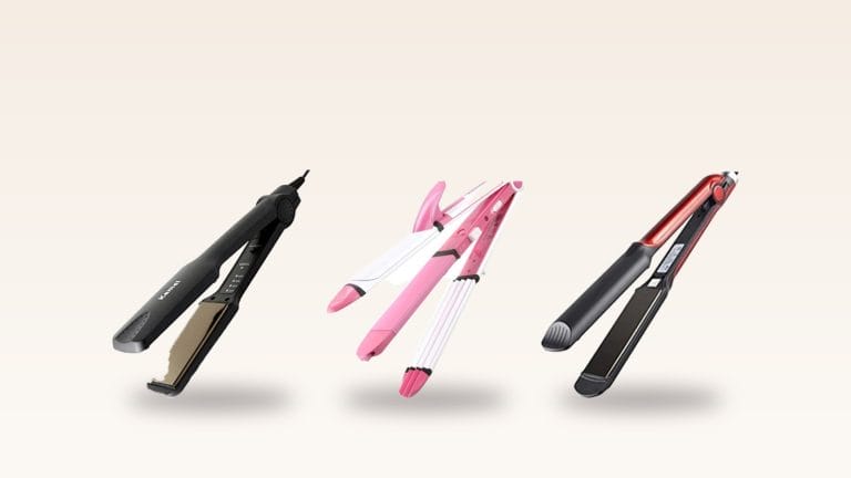 Kemei KM-329 hair straightener, KM-1291 3-in-1 styler and KM-531 hair straightener
