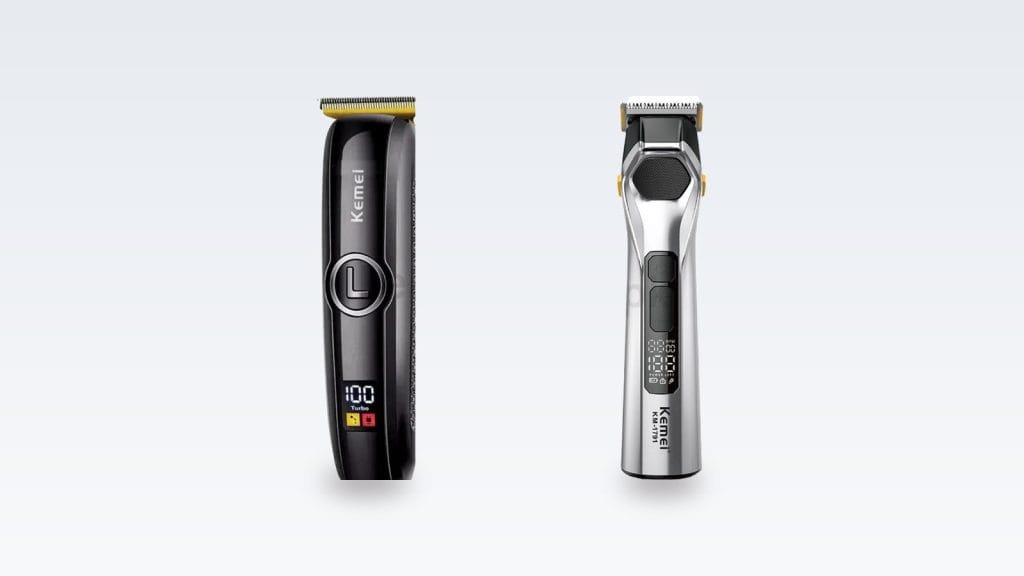 Kemei KM-5072 trimmer and KM-1791 grooming kit